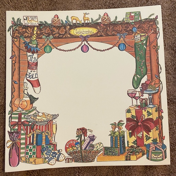 Luxury 25 Oversized Elegant Christmas Holiday Invitations - Picture 1 of 7